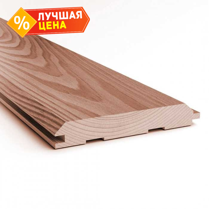 Имитация бруса 20x140x5000 мм Экстра термо-лиственница