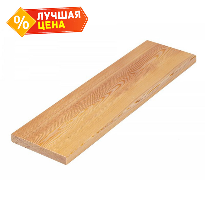 Планкен прямой 21x120x4000 мм ВС Лиственница
