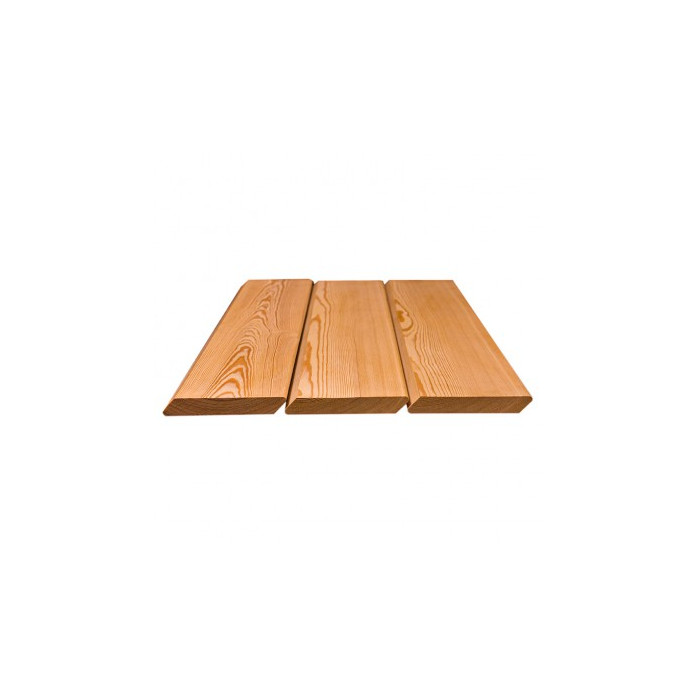 Планкен скошенный 21x120x4000 мм Экстра Лиственница